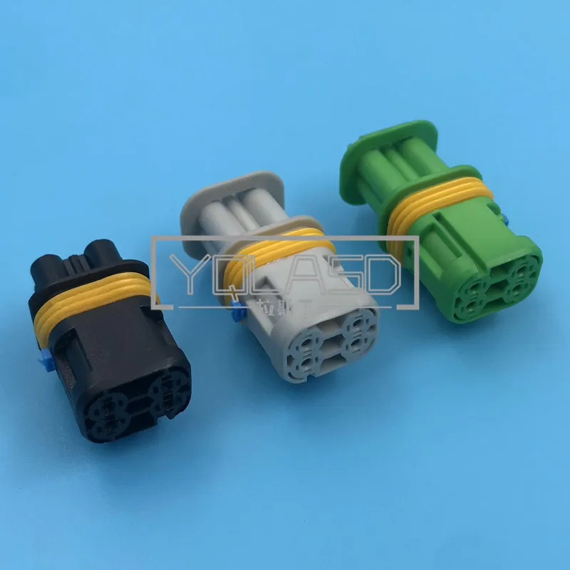 1 Set 4 Way 18164.000.002 Auto Cable Socket AC Assembly Waterproof Connector For Car