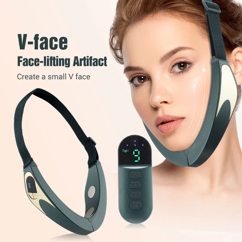 Hot Compress Wireless Remote Control Face Thinning Fine Muscle Rejuvenation Intelligent Face Thinning God EMS Micro-current