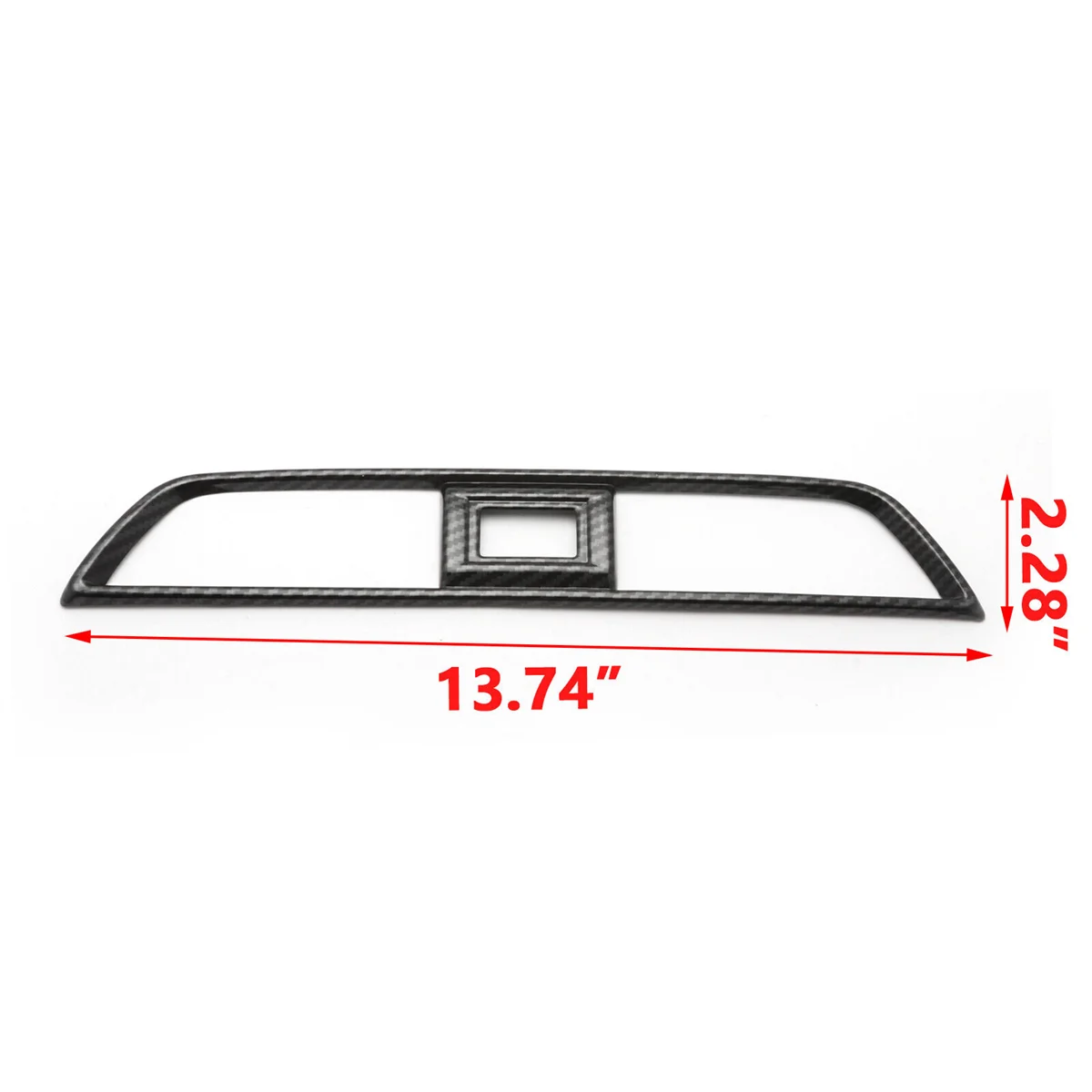 

Carbon Fiber ABS Center Dashboard Air Vent Cover Trim for Honda Accord 2018-2022