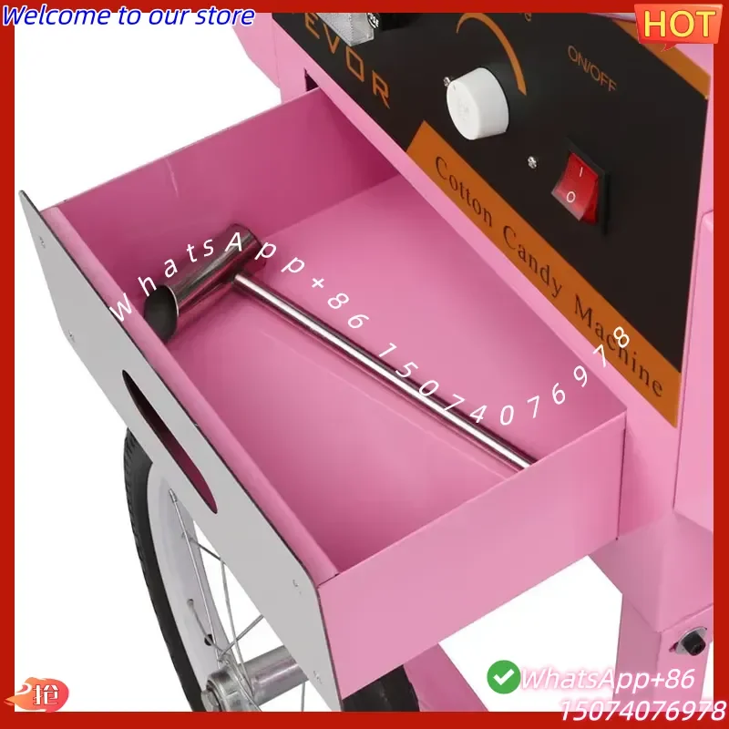 2026 On sale QDMECH Sell Commercial Automatic Fancy Cotton Candy Machine Professional Cotton Candy Floss Making Maker
