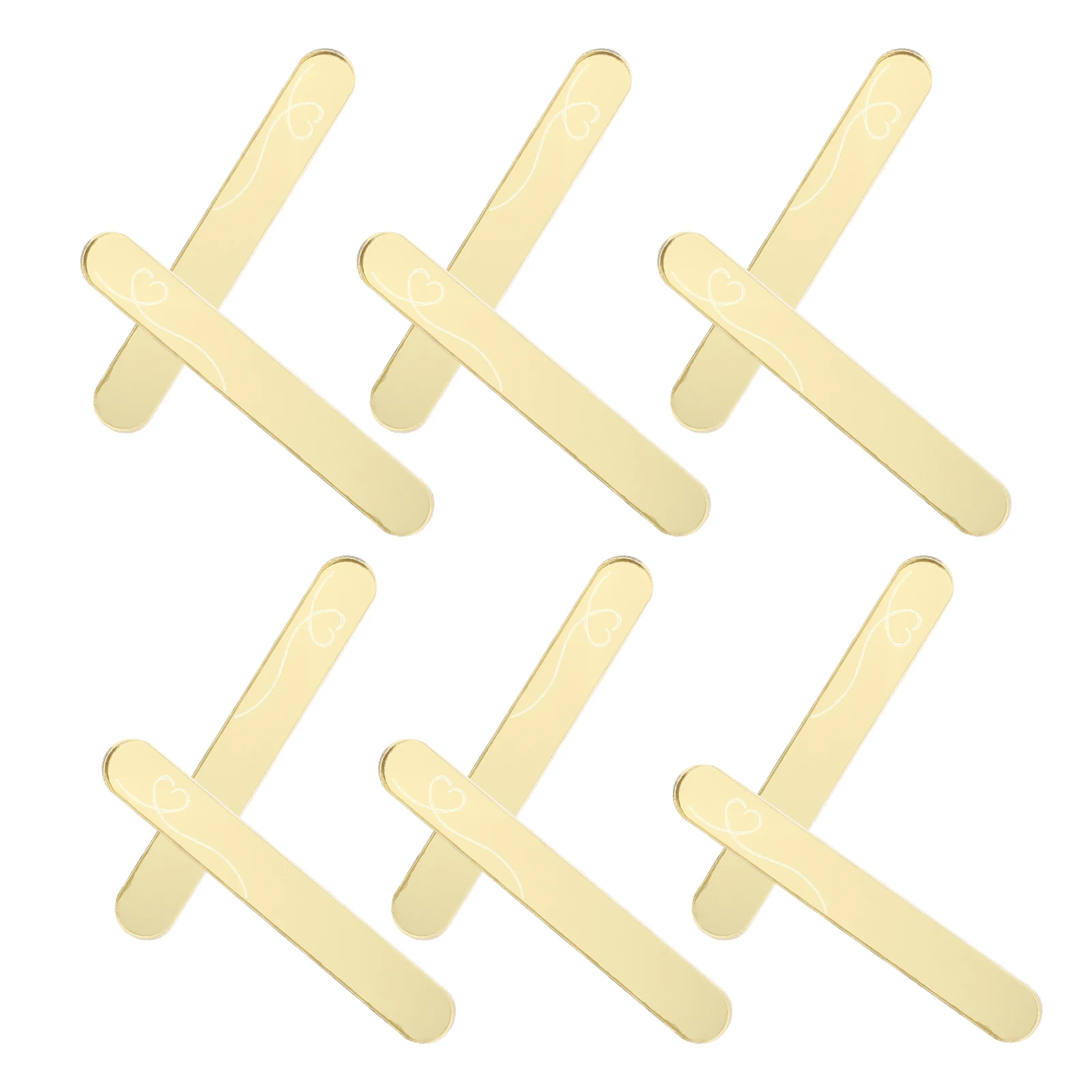 20 piezas palitos para manualidades de paletas DIY, espejo acrílico multifuncional reutilizable, palitos para helado, fabricación de pasteles, festivales, fiestas, cumpleaños