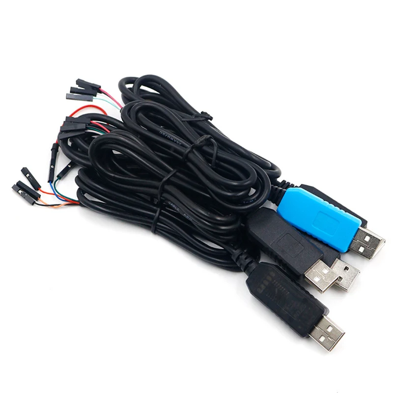 PL2303 Serial port upgrade module USB to TTL upgrade board CH340 with cover FT232RL download and brush cable