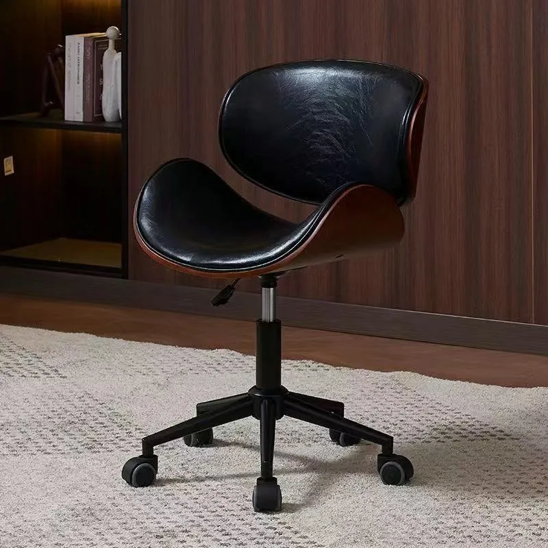 Bar lifting solid wood chair, home backrest modern simple light luxury high stool