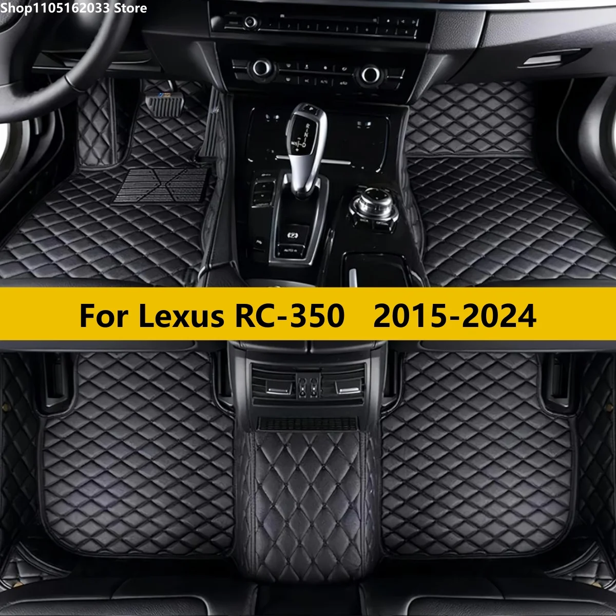 

Custom Car Floor Mats For Lexus RC-350 2015 2016 2017 2018 2019 2020 2021 2022 2023 2024 Carpets Rugs Foot Pads Accessories