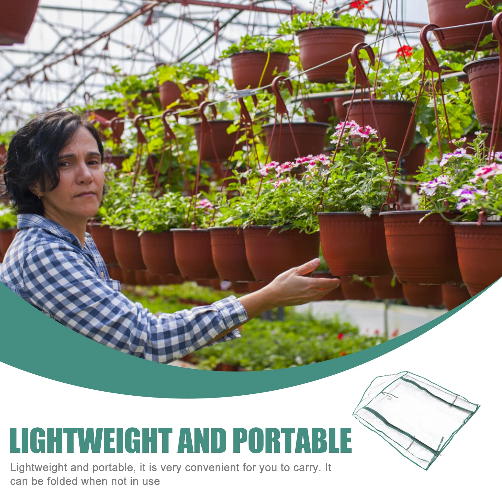 

Mini Greenhouse 30X20X15Cm Durable Uv Resistant Waterproof Protective Cover For Garden Plants Outdoor Indoor Raised Bed Pvc