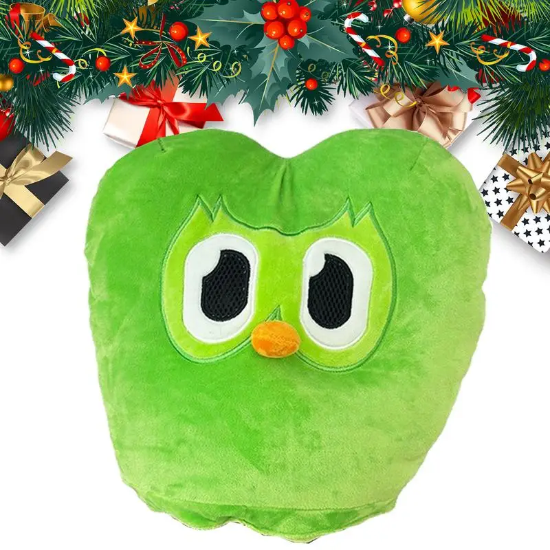 Green Owl Headgear Plush Hat Wearable Cute Cross-dressing Masque Headwear Hat Cosplay Party Kids Adult Christmas Gifts