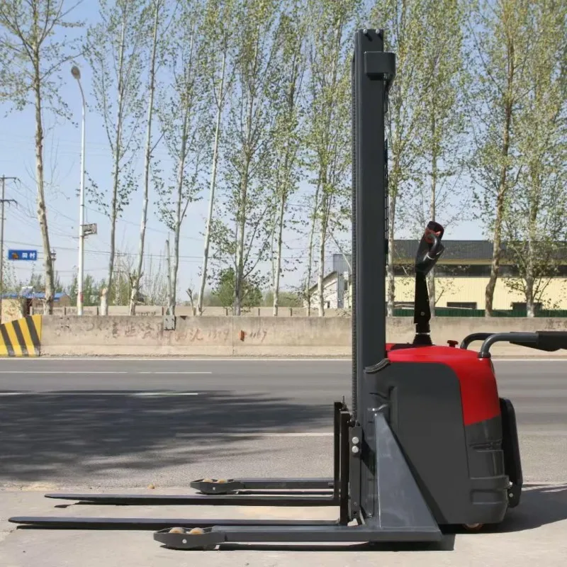 

Customized 1.5 Ton And 2 Ton Rwd Lead-Acid Battery Electric Forklift Standing Pallet Stacker