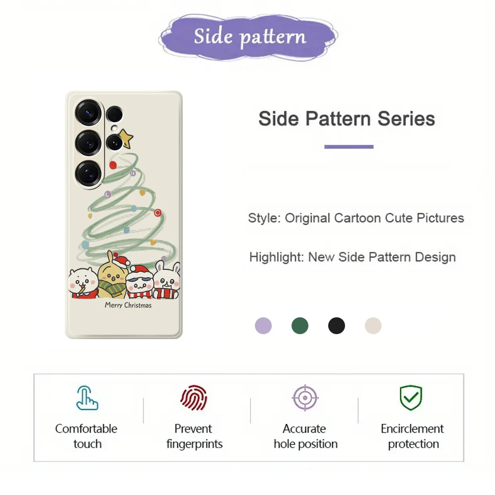 لطيف عيد الميلاد الحيوانات الأليفة الحالات الهاتف لسامسونج غالاكسي A56 A32 A23 A22 5G A32 A23 4G A55 A54 A53 A52 A51 A35 A34 A31 A25 غطاء ناعم