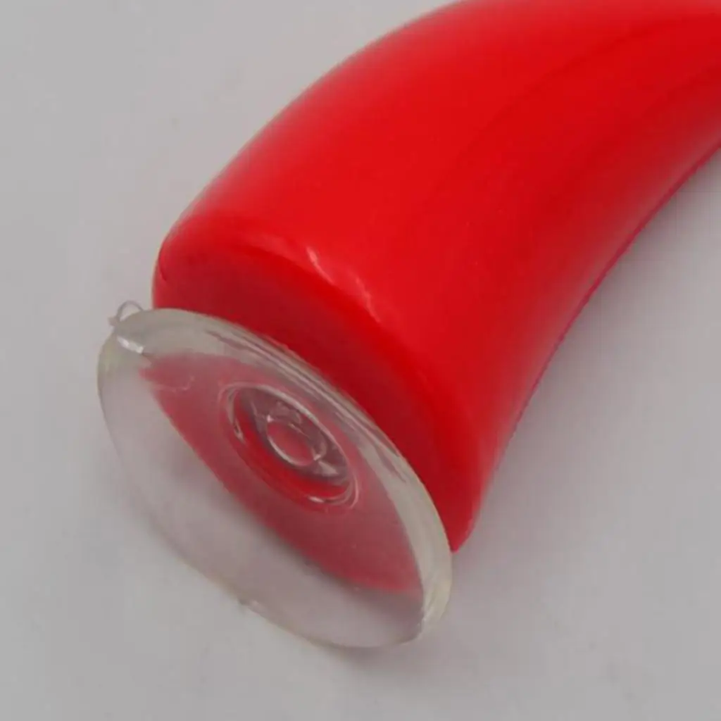 Fun Red Suction Cup Devil Horn Motorcycle Helmet Accessory for Helmet Head Cover and Party Cap