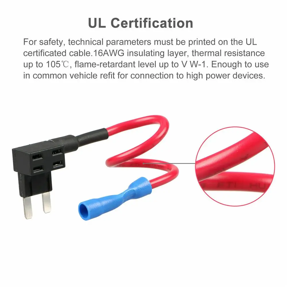 Micro/Mini/Standard 12V Add Circuit Take Electrical Appliances Boxes Adapter Fuse Holder Car Add-A-Circuit Fuse Tap Mini ATM