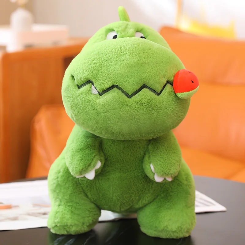 Juguete de peluche de dinosaurio Kawaii, muñecas de dinosaurios suaves con frutas, almohada de animales de peluche, regalos