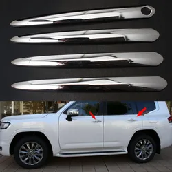 For Toyota Land Cruiser 300 LC300 2021 2022 ABS Chrome Car Door Handle Cover Decoration Protector Trim Car Styling Accessories