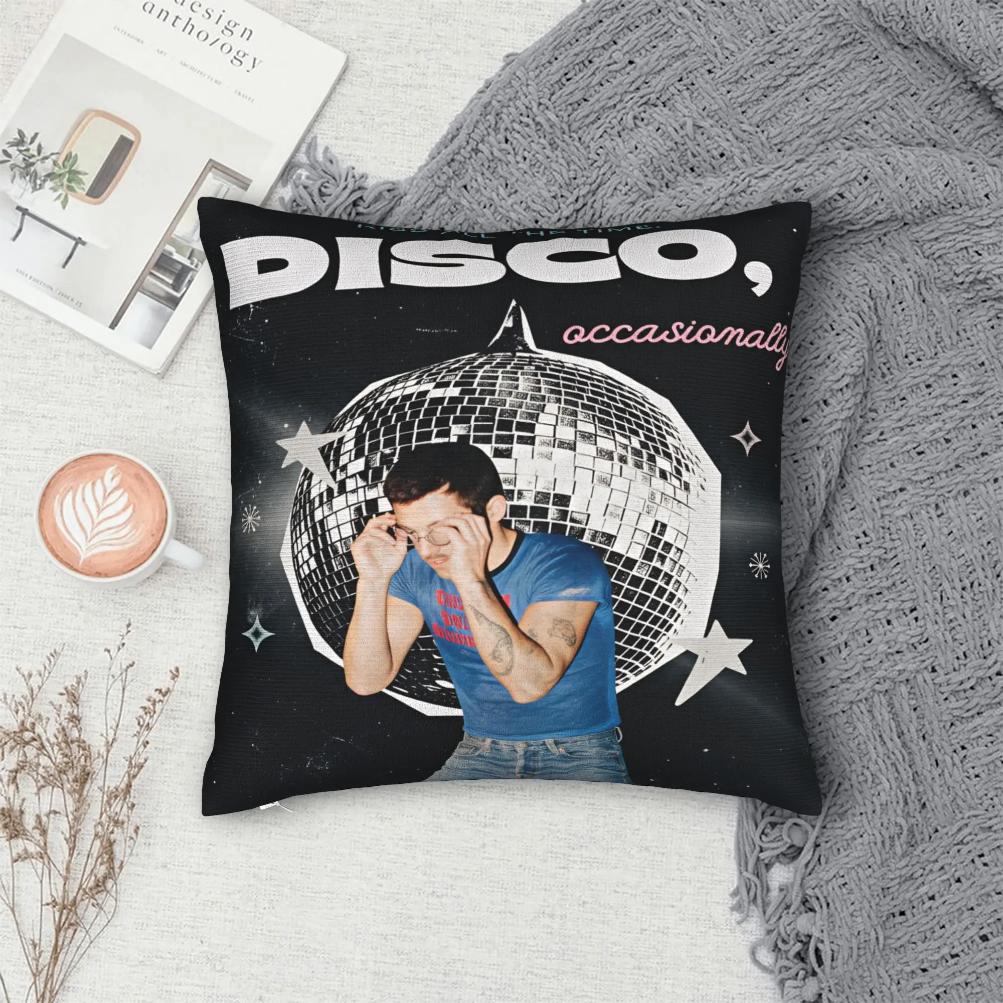 Harrys S-Styles Kiss Al the Time Pillow Case  Design Pillow Cover For Couch Sofa Bedroom Morden Pillowcases