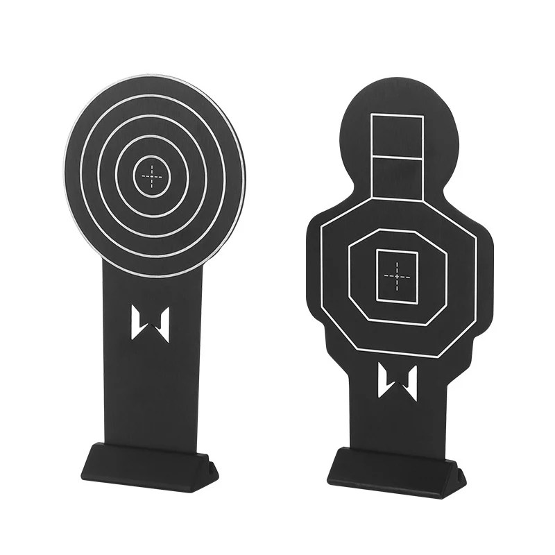 ZXYHFE Training Shooting Metal Target 2pcs CS Wargame Tactical Practice Paintball Accessories Hunting Outdoor Sports Equipment