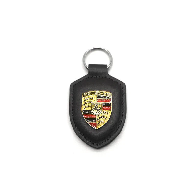 Portachiavi per auto in pelle PU per Boxster Cayman Cayenne 911 Macan Panamera Accessori Car Styling