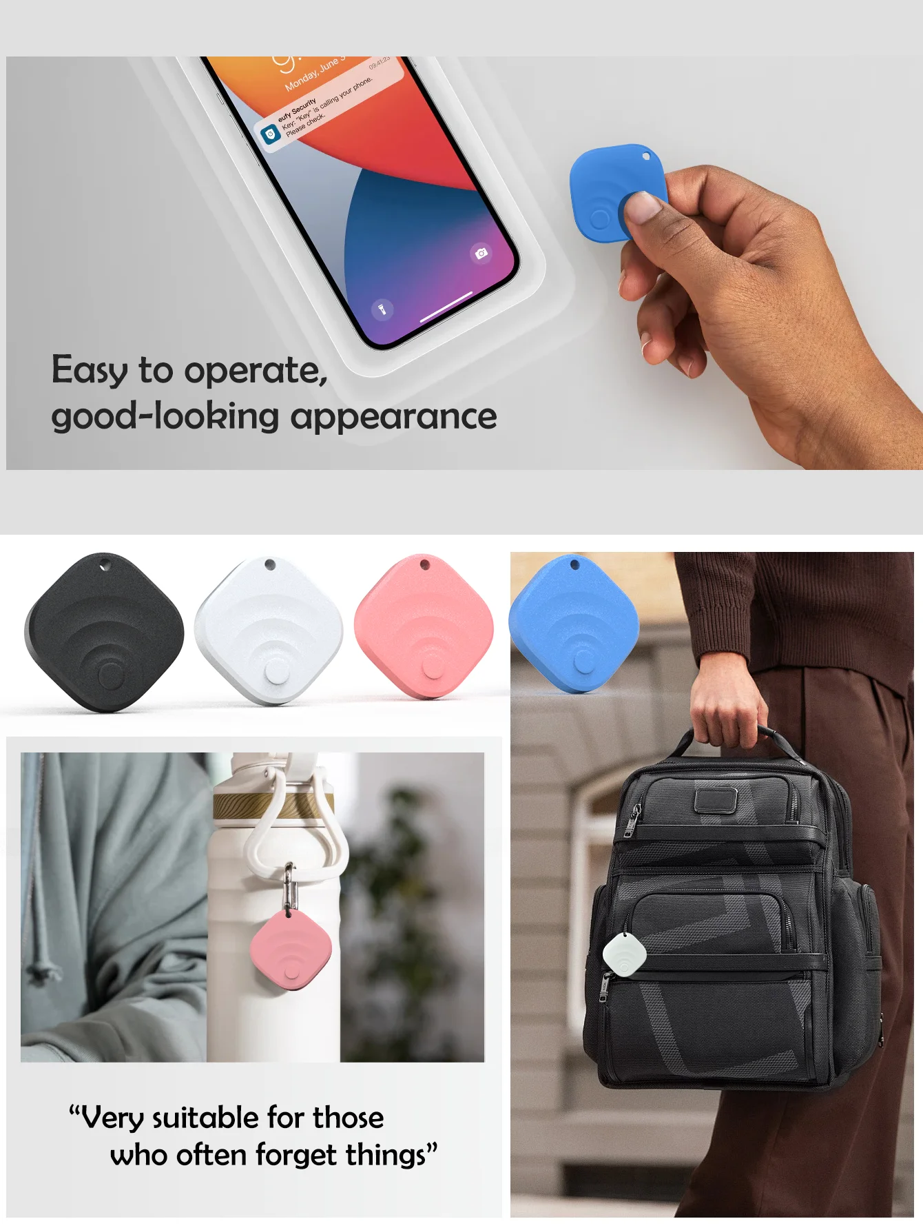 Universal Gps Tracker for Apple and Android, Global Remote Tracking, Compatible with Find My and Find Hub, Suitable for Keys, Pets, Luggage, and Car Anti-Loss