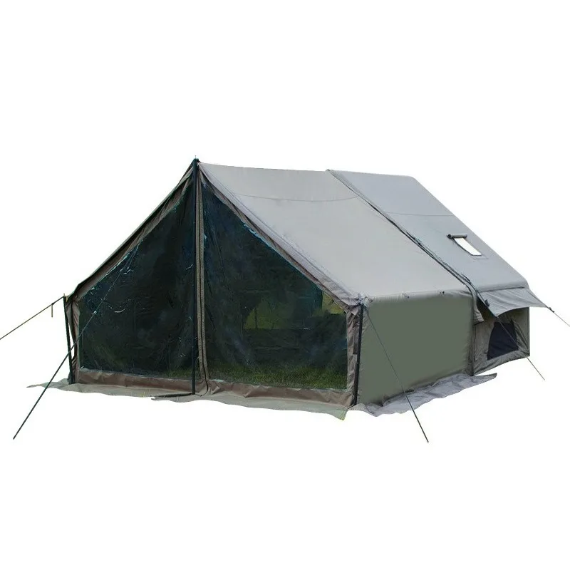 Cotton Inflatable Tent with Extended Canopy Camping Camping Roof Tent