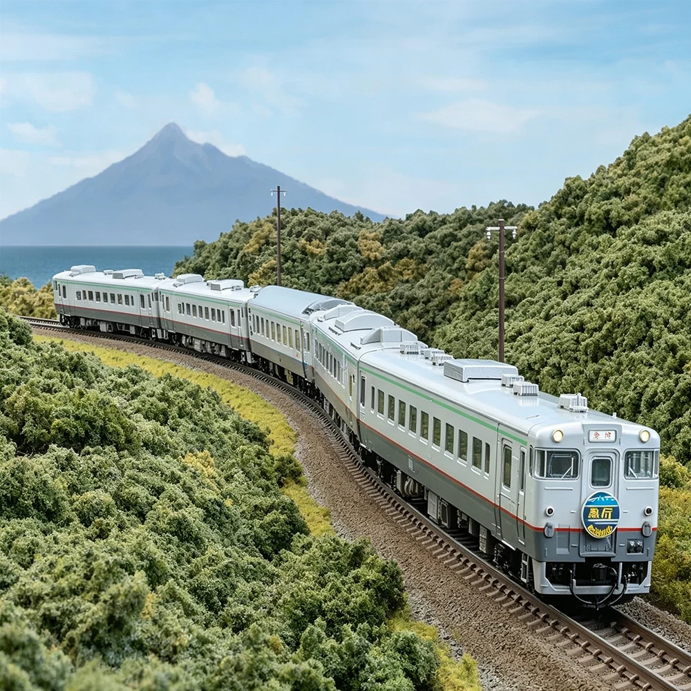 TOMIX N Type 1/160 Scale Kiha 400 Series Express Train Set Model 97240 9454 9455 Including 7 Power Cars Adult Toy Gift