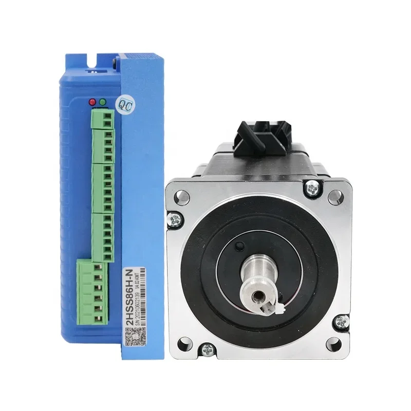 86J18118EC-1000-LS-SCG+2HSS86H-N-SC 2 Phase nema34 closed loop stepper motor 8.5N.m stepper motor driver