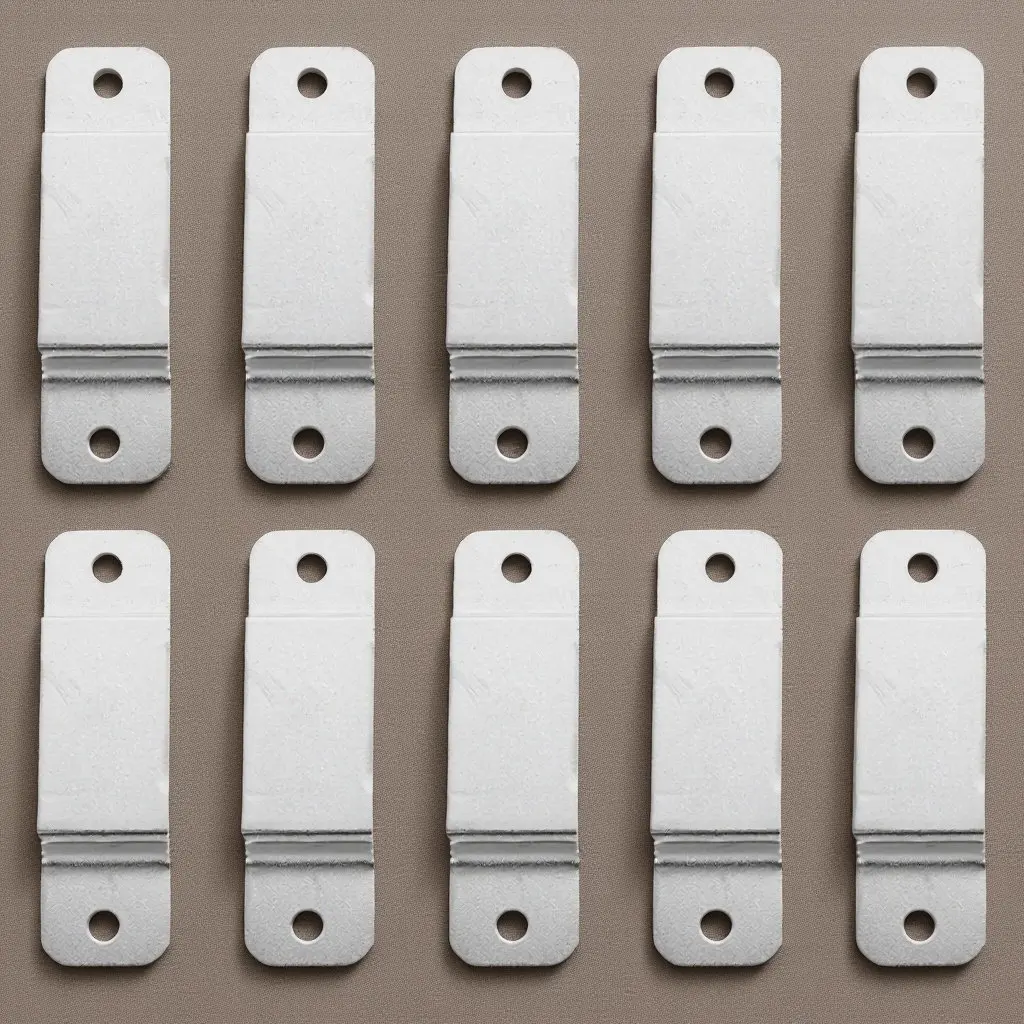 

10Pcs Steel Tape Measure Clip Lightweight Reliable Portable Clip for Belt Pants Pocket Tool Bag Easy Install Tight Fit Two Holes