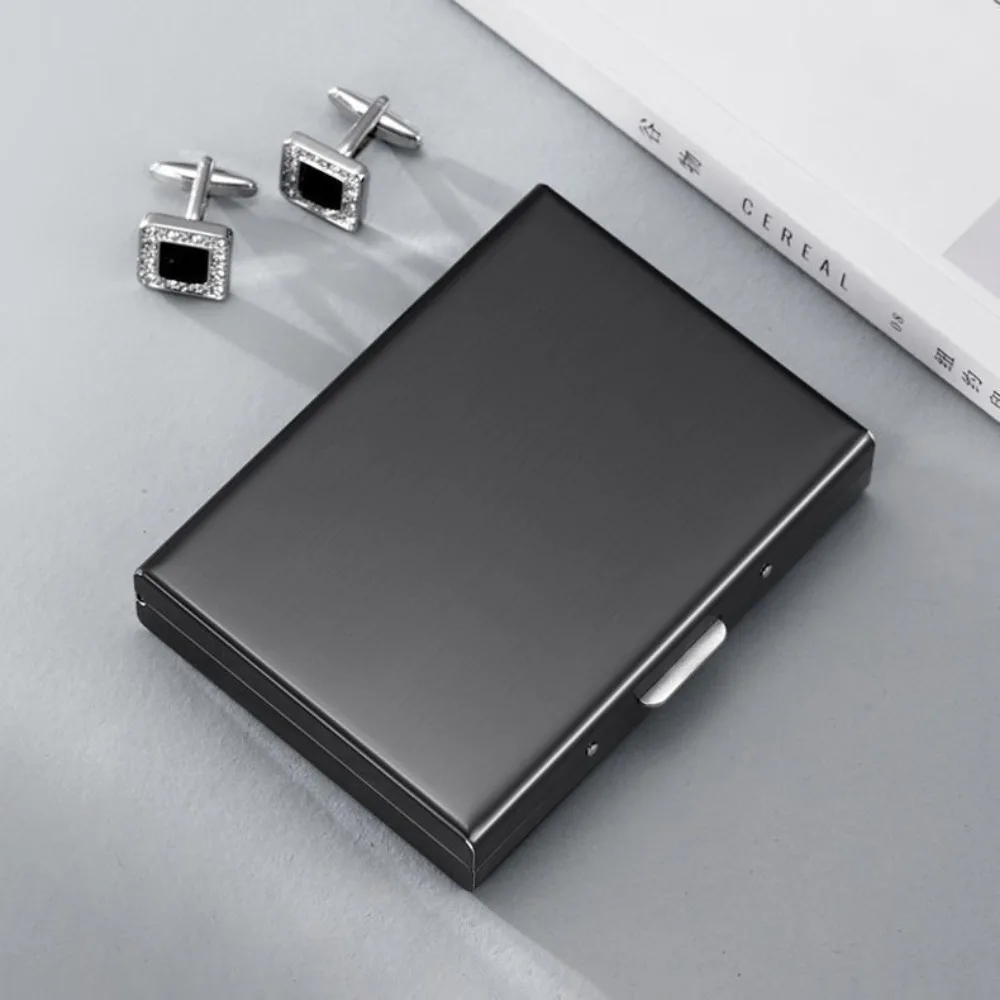 

Fashion 6/10 Slots Credit Card Holder Stainless Anti RFID ID Cardholder Slim Short Wallet Travel