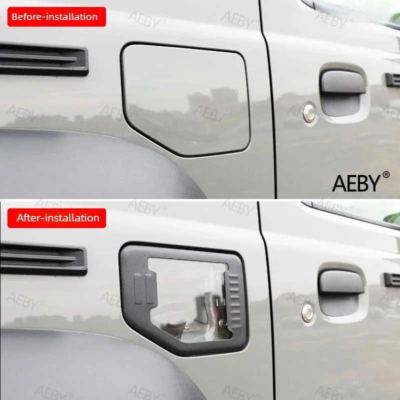 

For Suzuki Jimny 2019-2026 Transparent fuel filler cap,Body side fuel tank cover,Exterior car stickers,accessories,Lossless