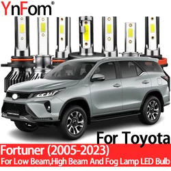 YnFom For Toyota Fortuner 2005-2023 Special LED Headlight Bulb Kit For Low Beam,High Beam,Fog Lamp,Car Accessories