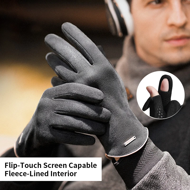 

Winter Gloves Men Women Thermal Fleece Touchscreen Ski Gloves for Driving Cycling Typing Freezer Work Outdoor Sports Hiking