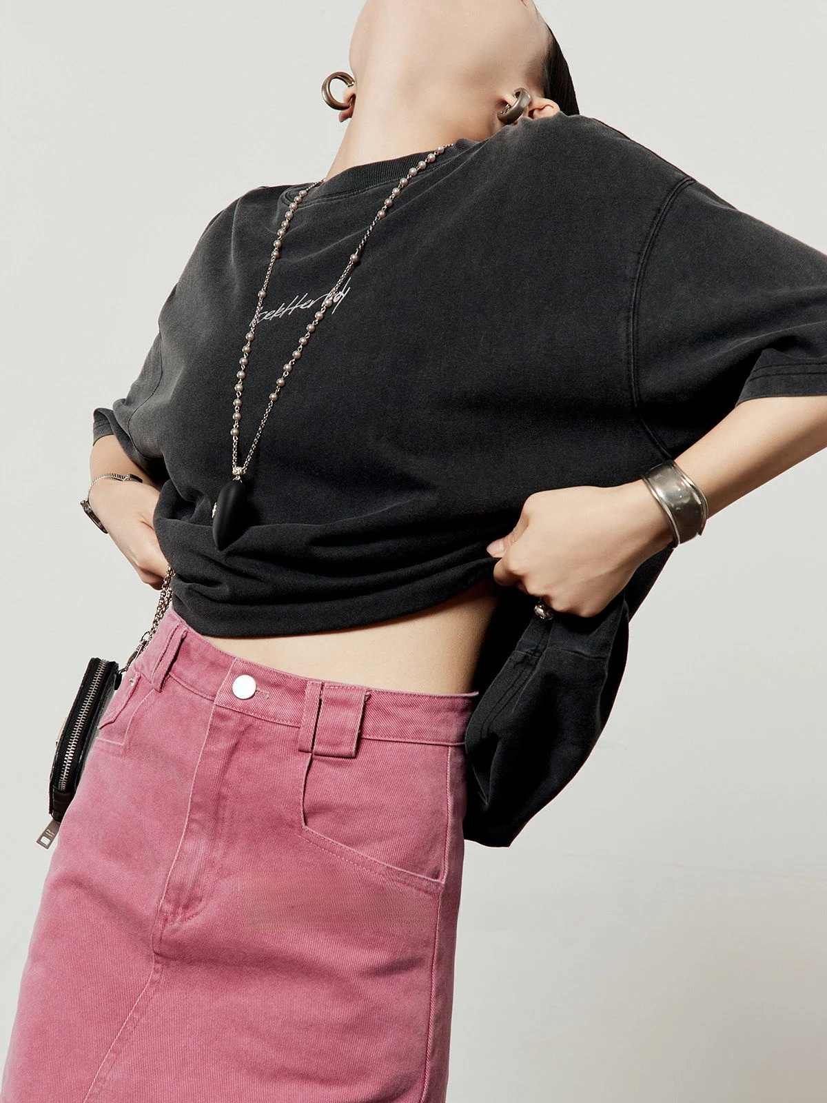 

Новая летняя женская футболка Bla Vintage с эффектом потертости, свободного кроя, с креативным принтом, для повседневной носки, стандартный крой