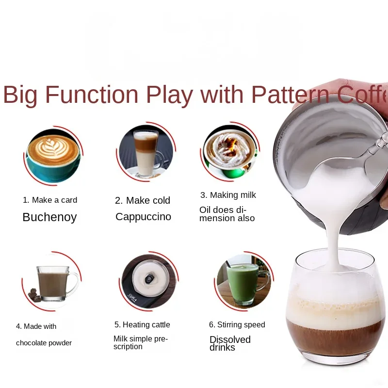 ミニ電気小型コーヒー泡立て器、家庭用