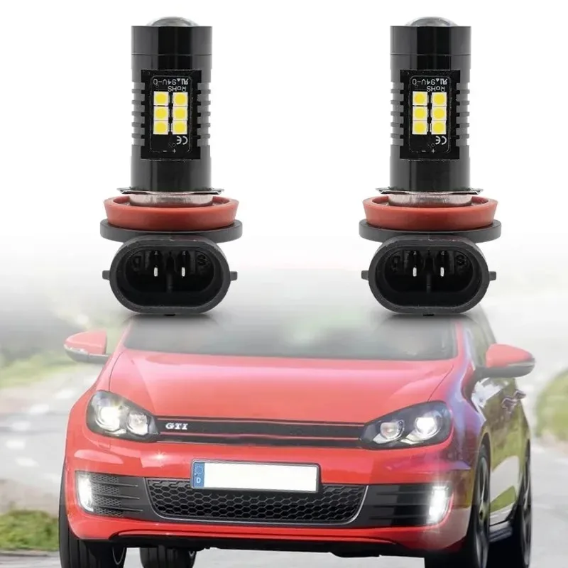  New Universal 21LED 21W LED Fog Light Bulb - High Power Anti-Fog Lamp for H11 H8 Car Modified (Best Seller)