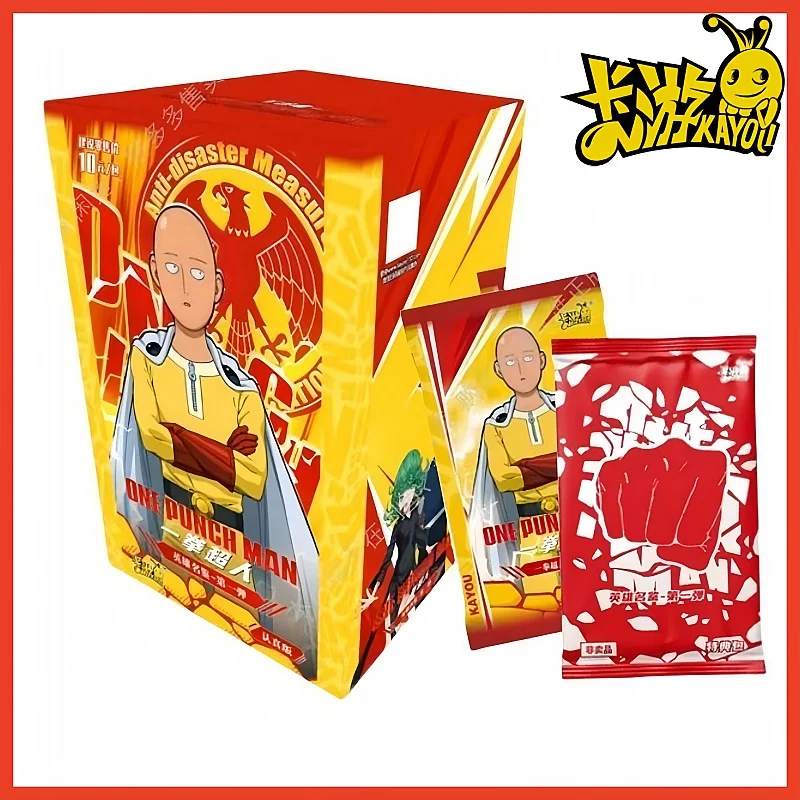Nuovo One Punch Man Kayou Card Hero Nome originale Versione seriosa Bp Saitama Genos Anime Battle Collection Carte Regalo per bambini