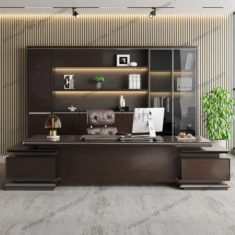 LD Aesthetic Executive Office Executive Desk Reading Minimalist Table Computer Tables Coffee Reception Tavolino Hotel Furniture