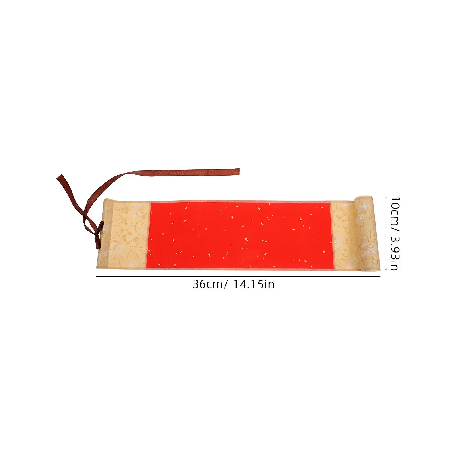 Blank Xuan Paper Scroll Wooden Rods Designed for Chinese Calligraphy Practice Art Painting Decorative Hanging Scroll Wall