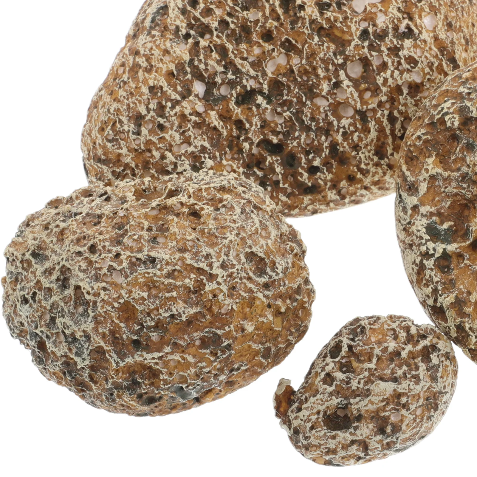 6Pcs Artificial Rockery Stones Realistic Fake Stone Decoration for Garden Yard Bonsai Plant Micro Landscape Terrarium Decor