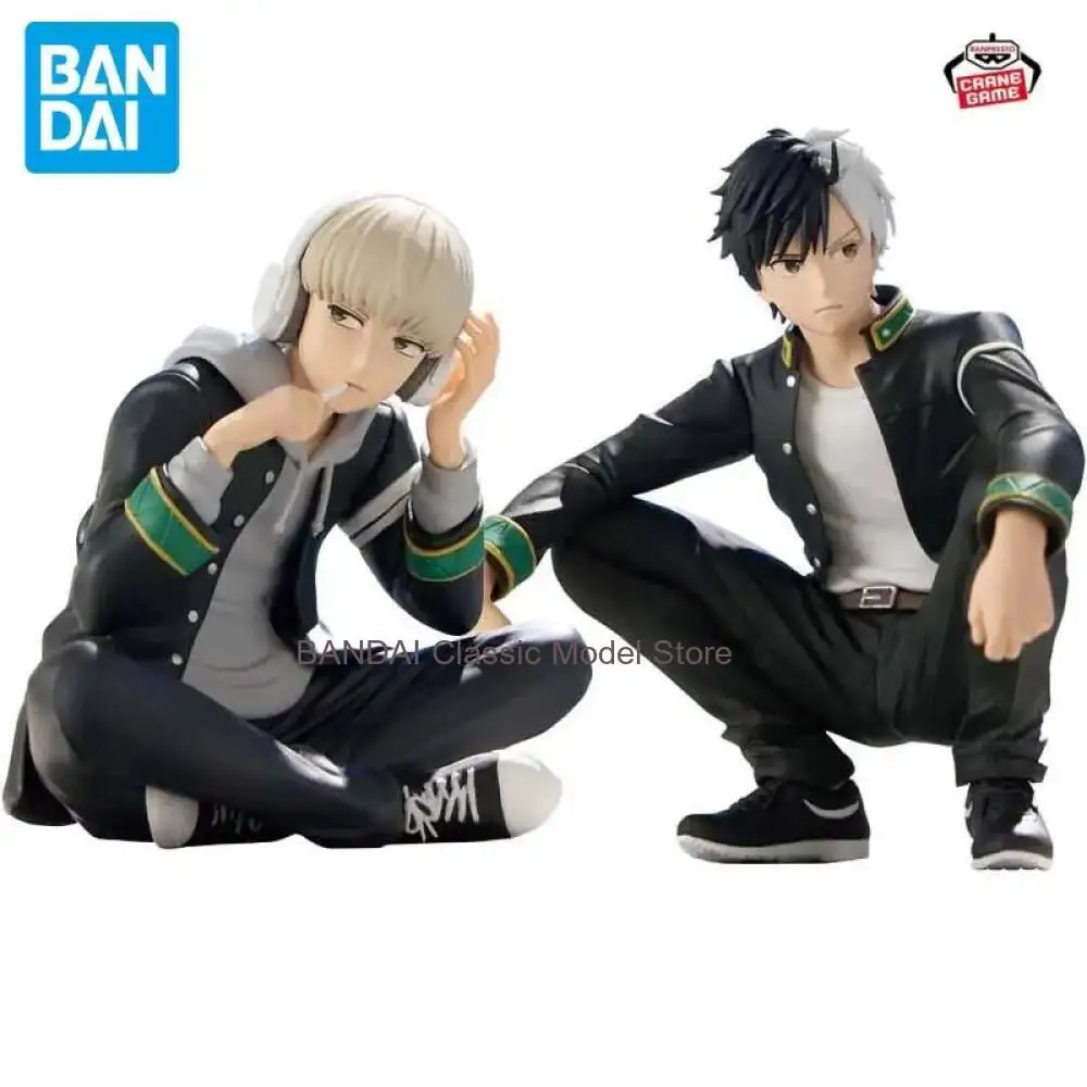 Figura original de BANDAI BANPRESTO WIND BREAKER Sakura Haruka y Kaji Ren de PVC de 11cm, figura de personaje de animación, modelo genuino, juguete de regalo