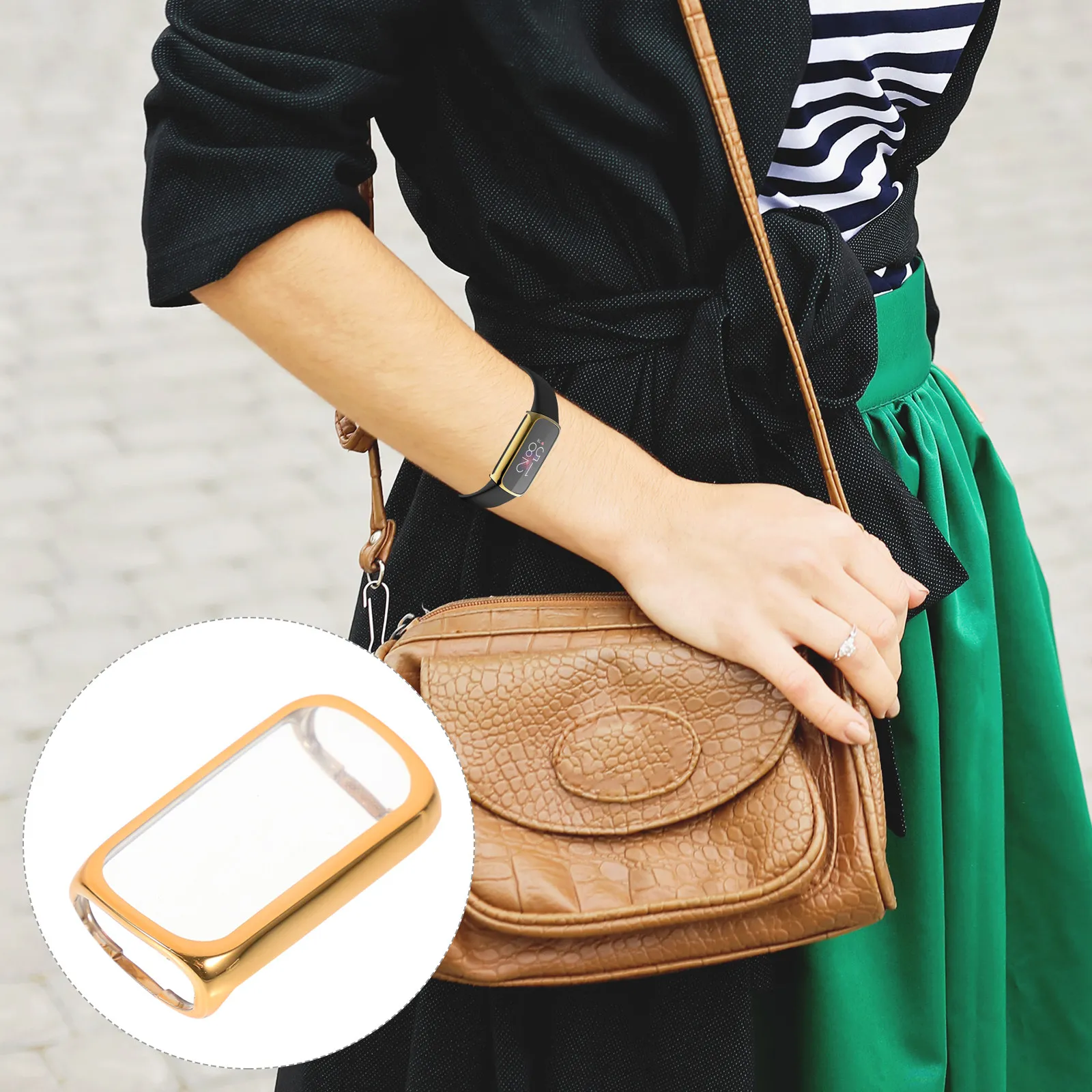 

4pcs Electroplated Protection Shell Tpu Bumper Cover For Smart Watch Frame Protective Case Watch Edged Protector