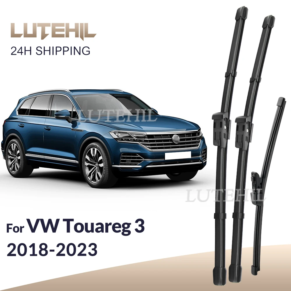 

For Volkswagen VW Touareg 3 2018-2023 2019 2020 Wiper Front & Rear Wiper Blades Windshield Windscreen Window Brushes 26"+21"+14"