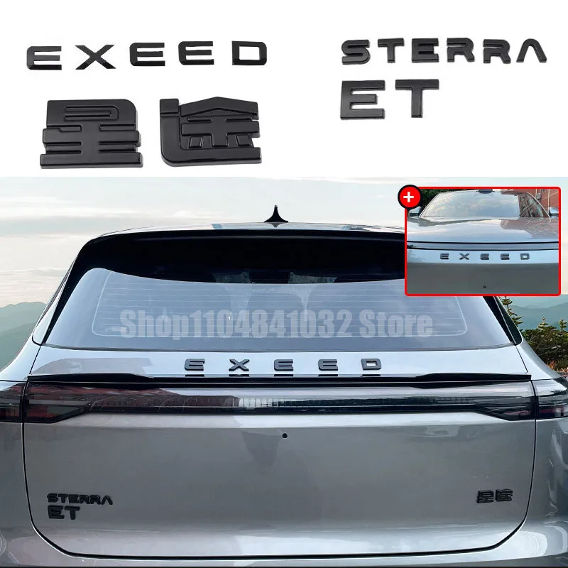 

3D-эмблема-наклейка на багажник автомобиля, декоративный значок-деколь для EXLANTIX ET EXEED STERRA ET 2024 2025 2026