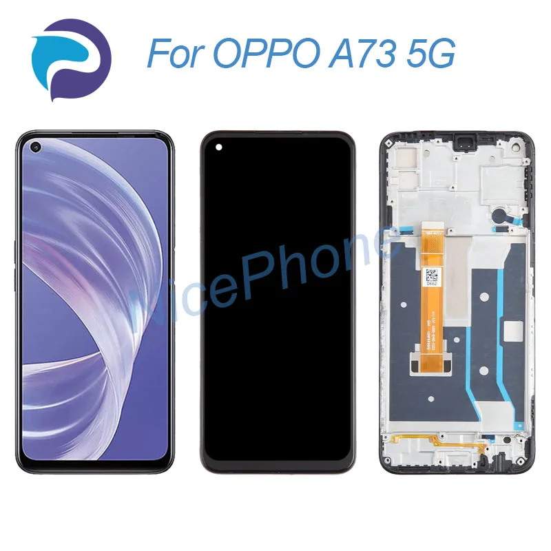 

for OPPO A73 5G LCD Screen + Touch Digitizer Display 2400*1080 CPH2161 A73 5G LCD Screen Display