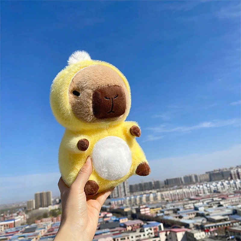 

Кавайная капибара, плюшевая игрушка, мягкая кукла, милый уродливый очаровательный подарок для ребенка для детей, день рождения, Рождество, популярная онлайн-кукла с приятными животными