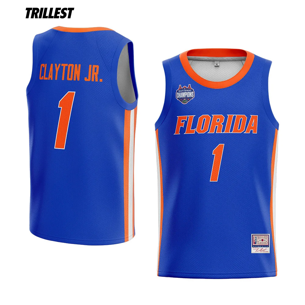 Trillest 2025 National Champions Walter Clayton Jr. Alex Condon Will Richard Royal Florida Men's Basketball Jerseys Customized