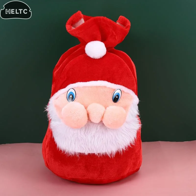 Sacco da Babbo Natale in velluto premium 1 pezzo - Borsa grande riutilizzabile con coulisse natalizia Ideale per confezioni regalo di Natale e regali Decorazioni di Capodanno