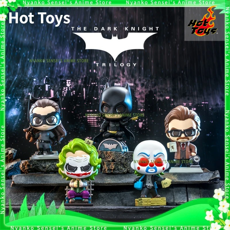 

В наличии Hot Toys Бэтмен: Темный рыцарь Бэтмен и женщина-кошка Cosbaby Mini Q Ver. 7,5 см фигурка аниме модели игрушечная кукла Коллекционная