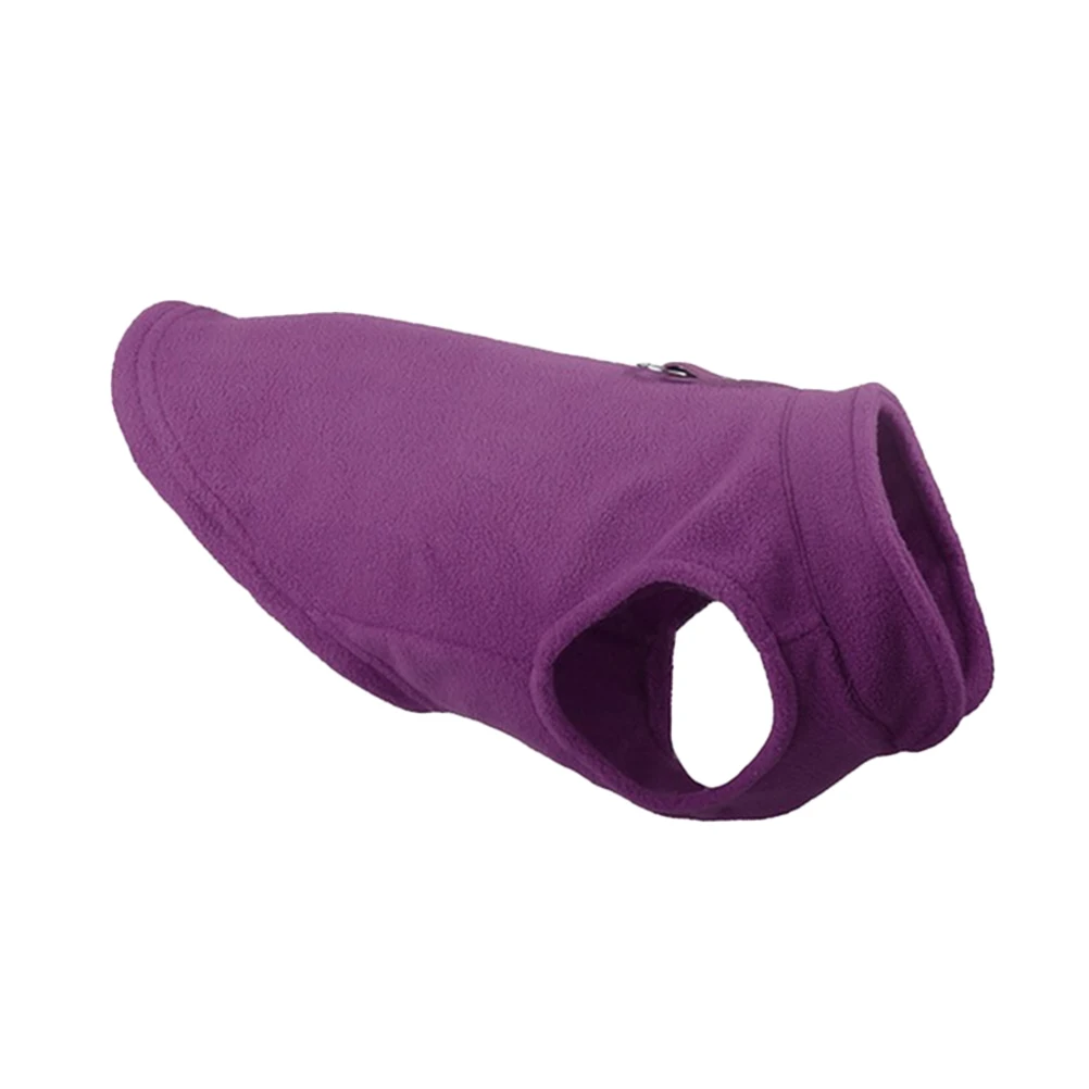 

1pcs Dog Winter Fleece Pet Garments Cute Warm Clothing Dog Warm Clothes Autumn Pet Costume Small Dogs Party Supplies L Purple