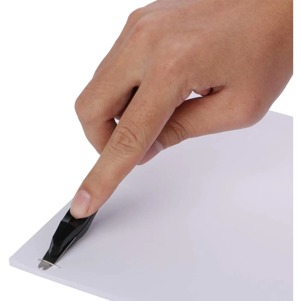 Nail remover, staple pull, push, built-in letter opener, 3 packs, black