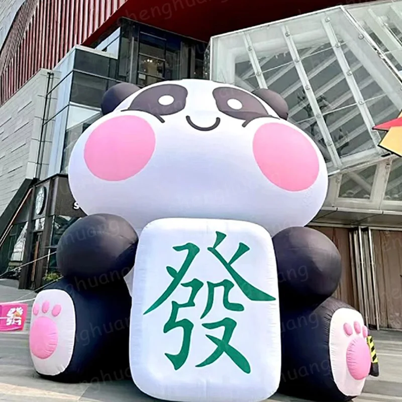 

Inflatable panda, animal-shaped inflatable model, decoration props for outdoor shopping malls and squares during events