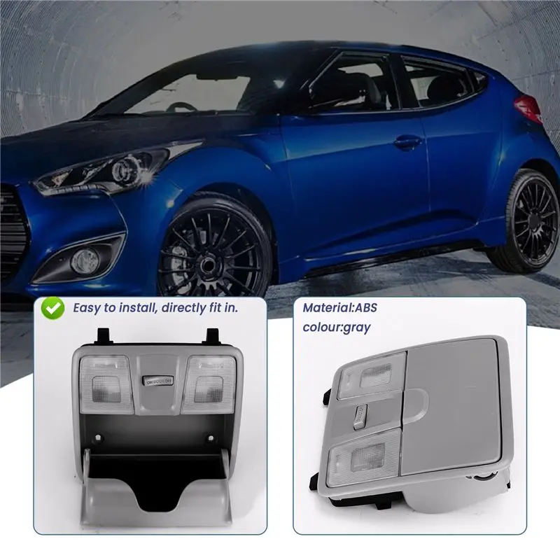 M93K-Overhead Lamps For ELANTRA GT I30 IX25 2012-2016 Console Reading Lights Lamps Map Lights Glasses Box view 2