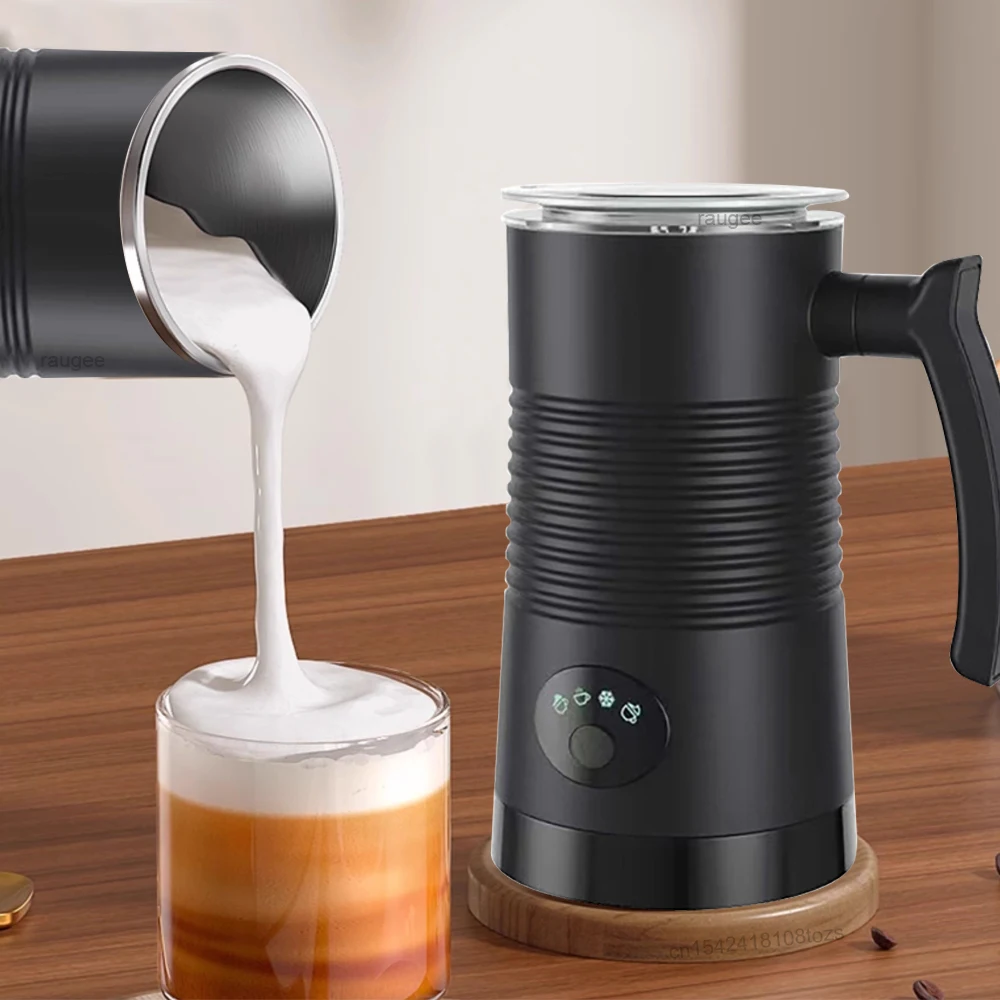 

Электрический вспениватель молока, автоматический роторный вспениватель молока для кофе, капучино, латте, 4 в 1, портативный пенообразователь, электрический вспениватель молока