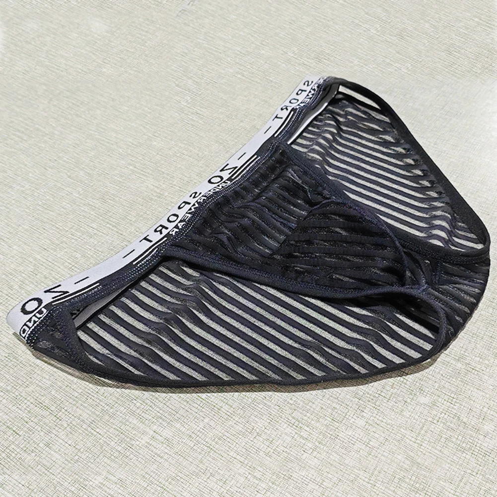 ملابس داخلية شبكية مريحة سراويل داخلية شبكية عالية الشوكة للرجال سراويل داخلية بحالة جديدة على الطراز الكلاسيكي #3